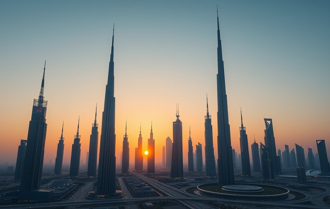 Dubai 2026 skyline with 6G infrastructure