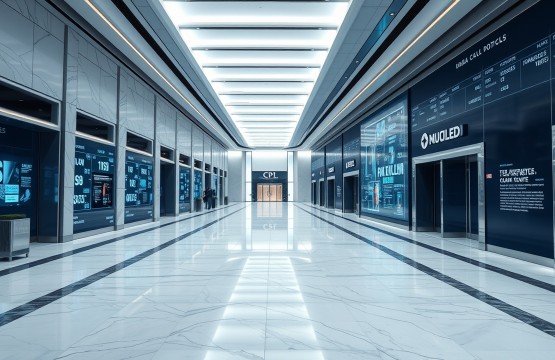 Modern corporate lobby in Dubai 2026