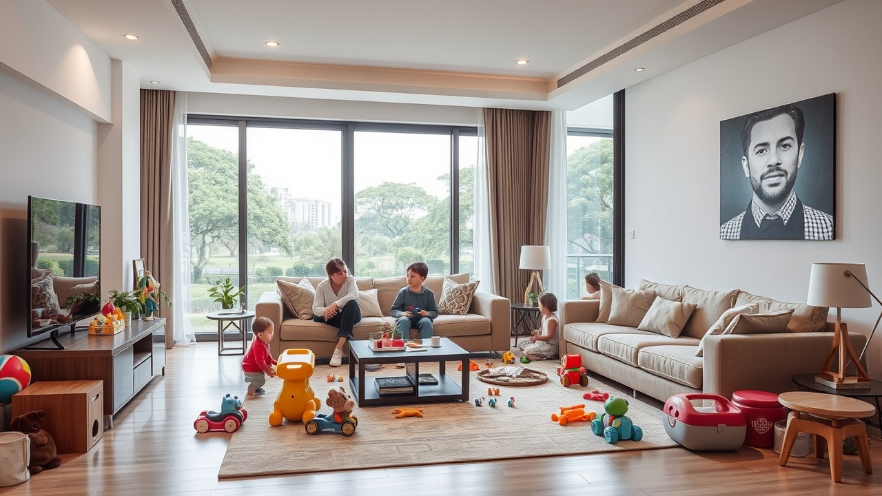 Family-sized 2-bedroom apartment in Abu Dhabi Yas Island
