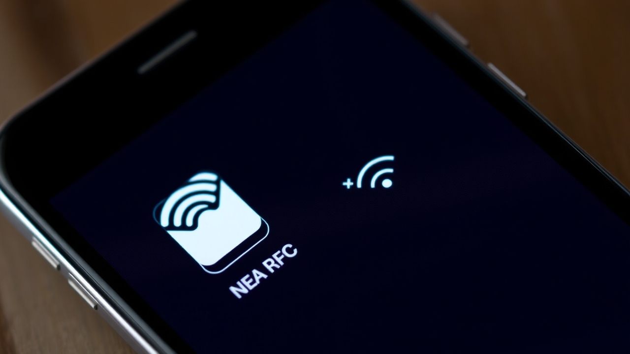 Digital NFC room key technology on a smartphone