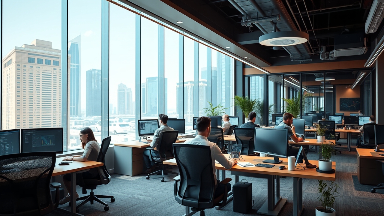 Tech-focused coworking space in Dubai DIFC