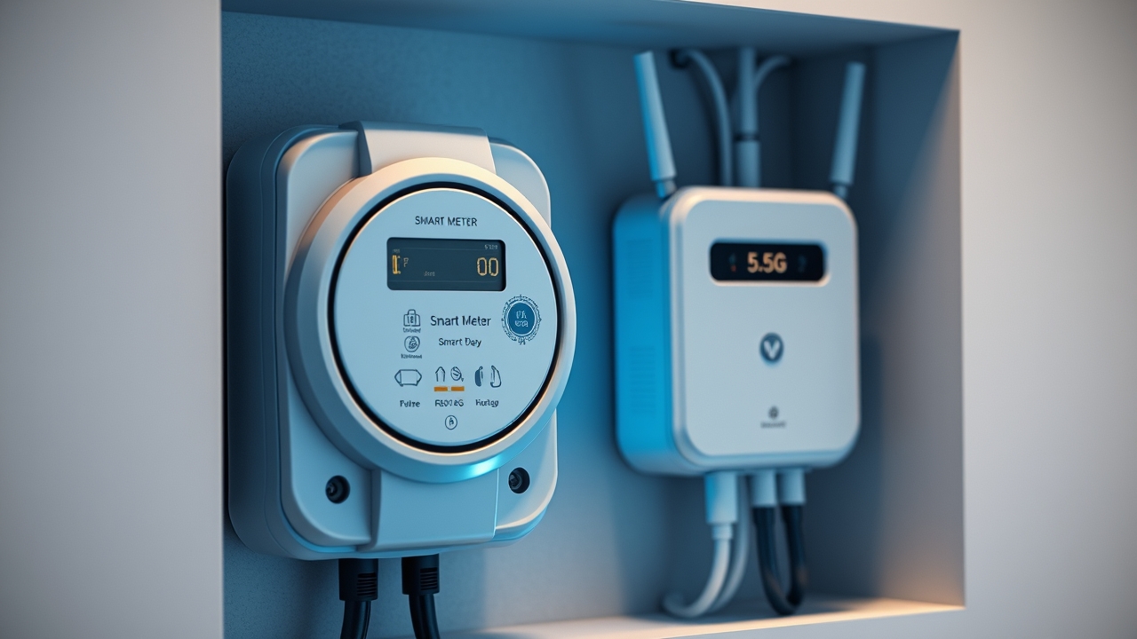 Advanced 5.5G router and smart meter installation in 2026 Dubai apartment