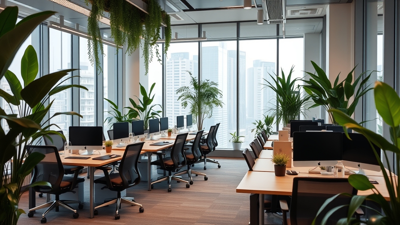 High-end corporate co-working space Abu Dhabi