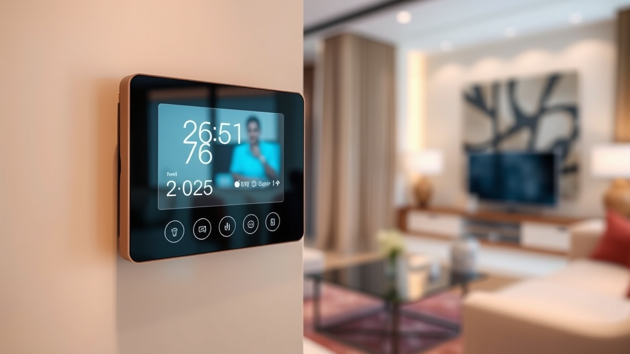 Smart home technology in Muscat corporate housing