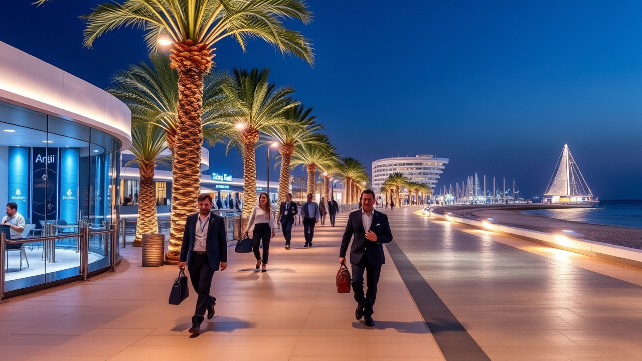 Shatti Al Qurum business district Muscat