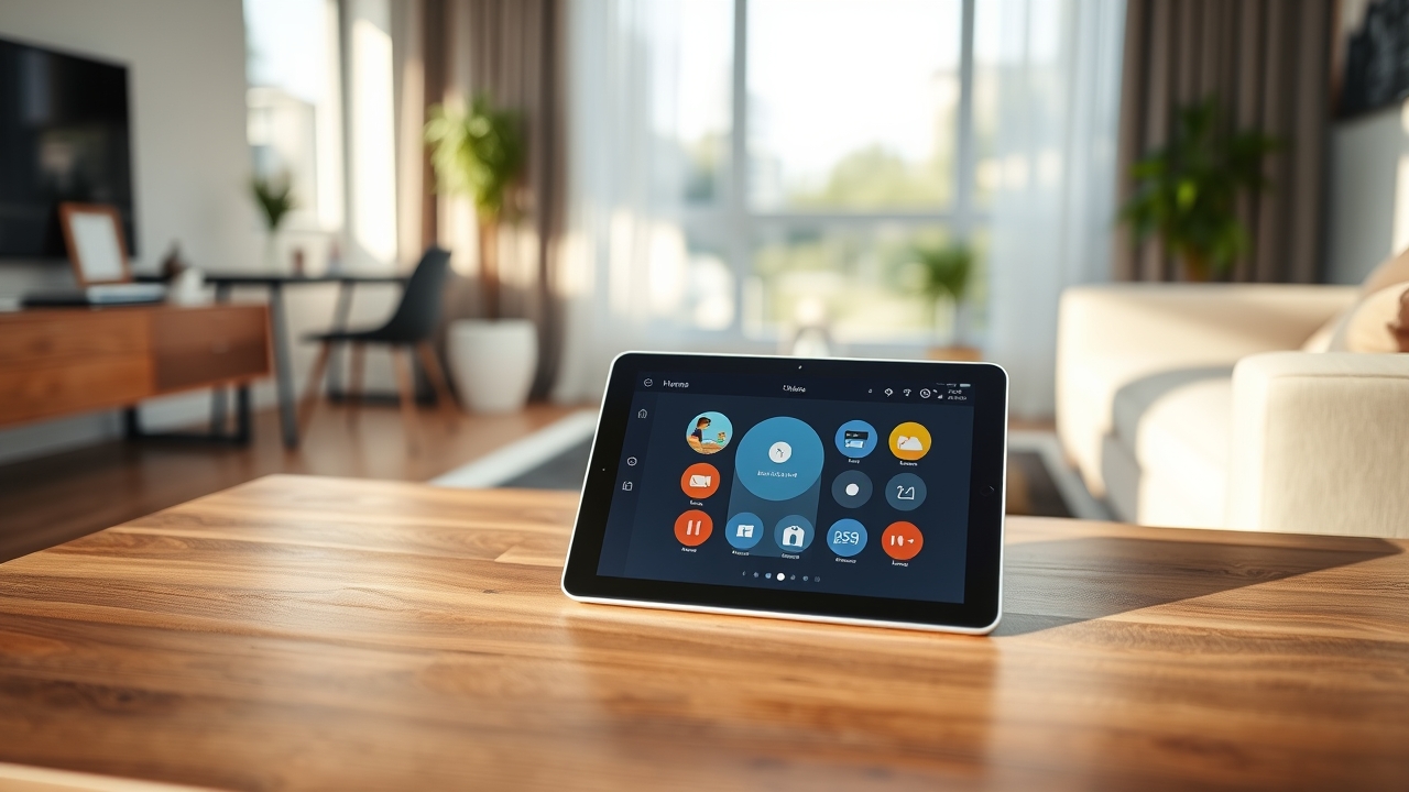 Smart home technology in a West Bay apartment