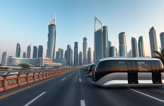 Al Barsha 1 skyline 2026 with autonomous pods