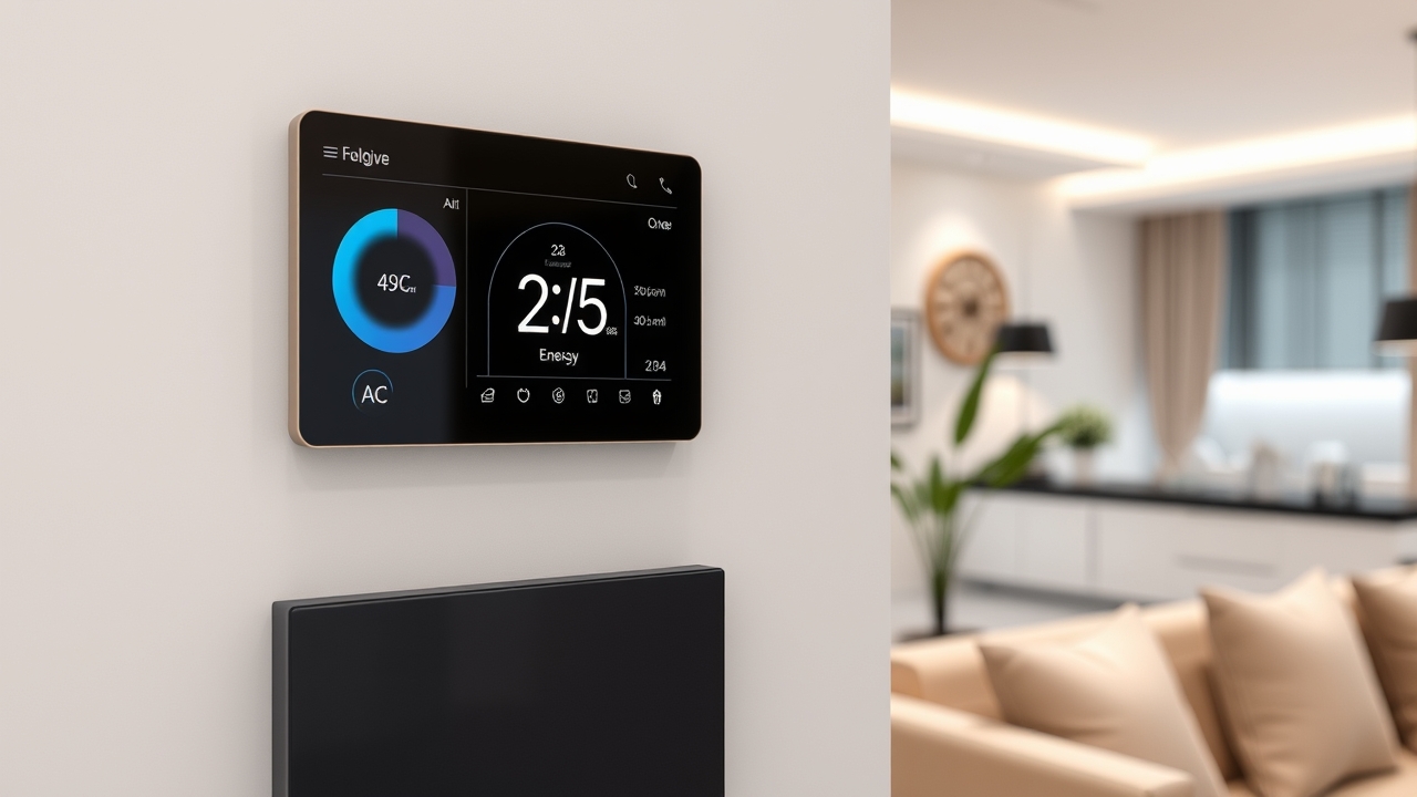 Smart home technology in Dubai villa