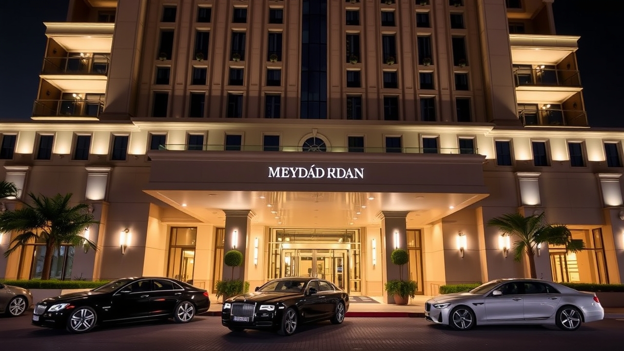 Meydan Hotel grand entrance