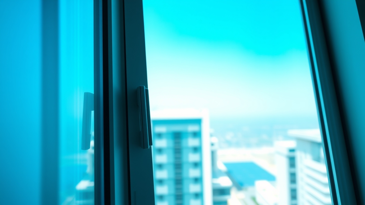 Soundproof double glazed windows in a Dubai residence