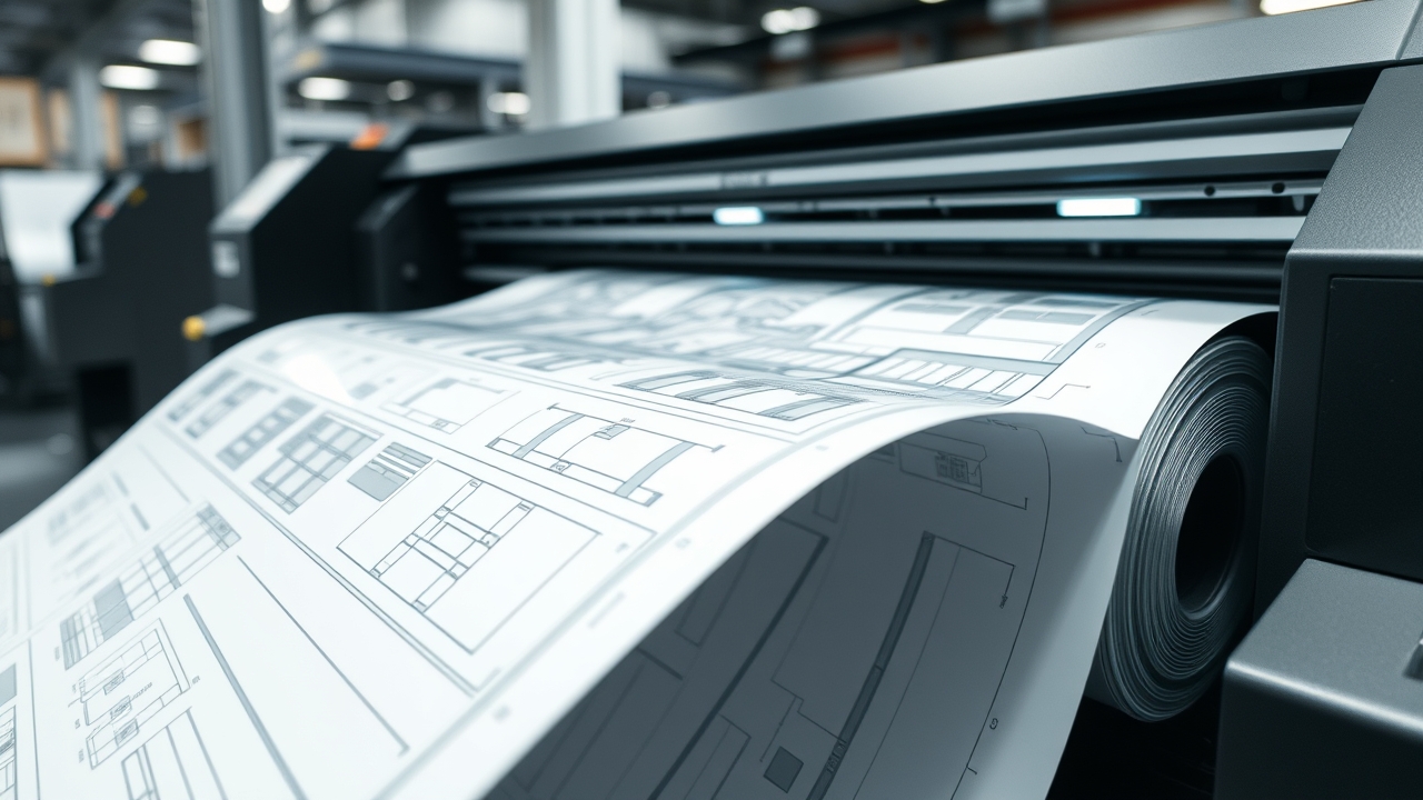 Architectural blueprint printing Dubai