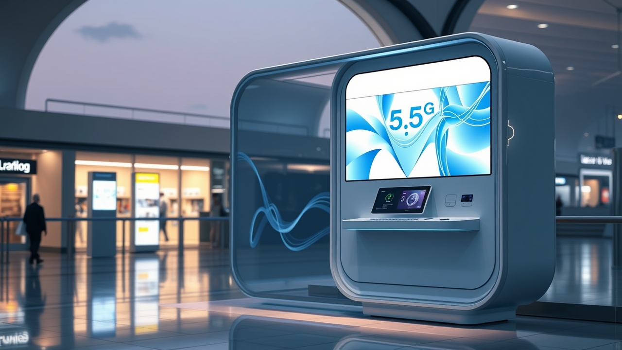 5.5G digital service kiosk Dubai