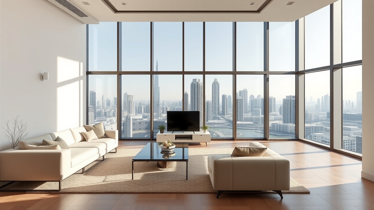 Modern serviced apartment interior Al Nahda Dubai