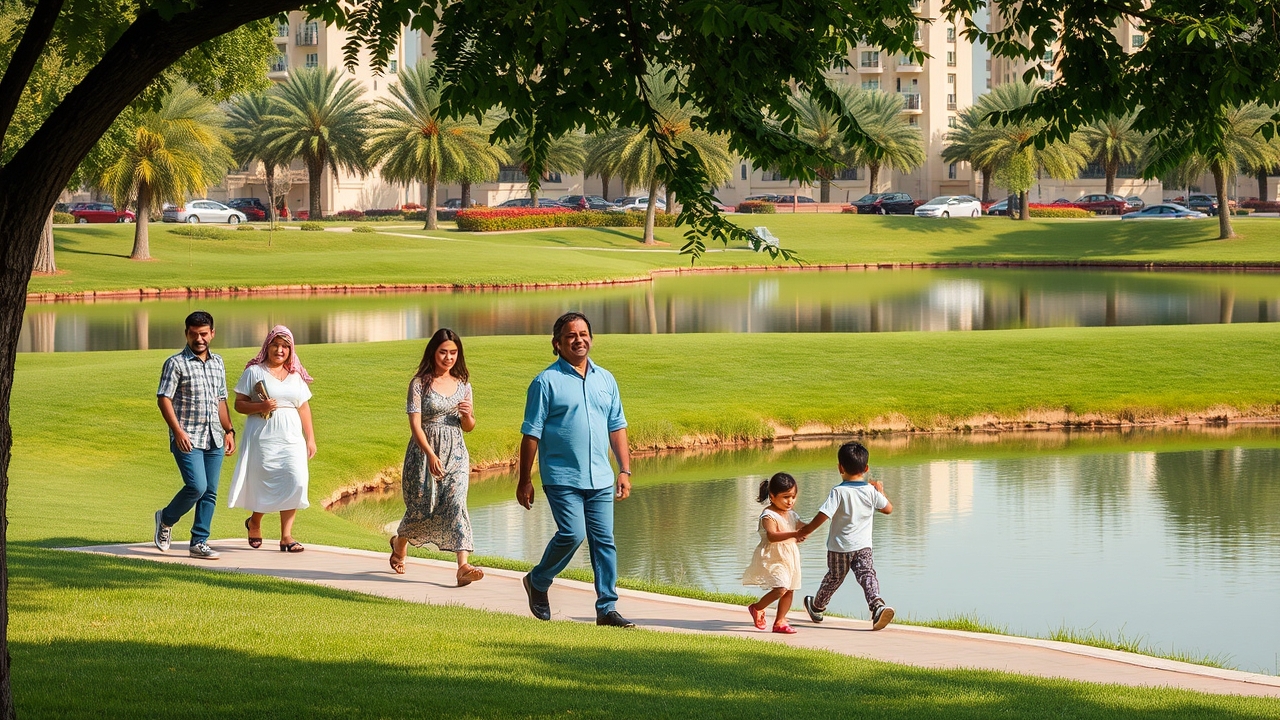 Al Nahda Pond Park community space