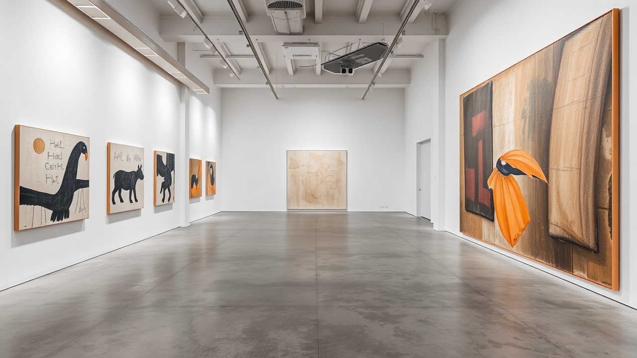 Art gallery interior at Alserkal Avenue Al Quoz