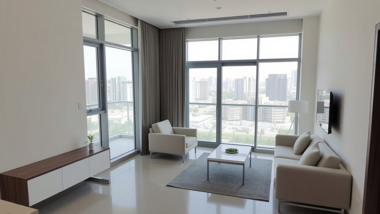 Modern renovated apartment interior International City