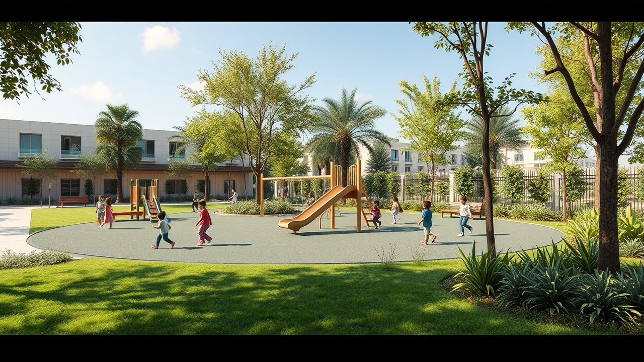 Community park and green space in Phase 2