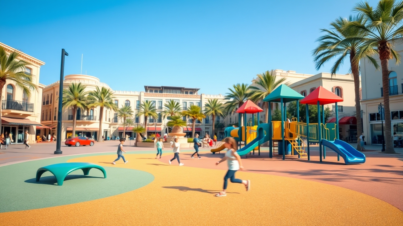 Family Community Amenities Town Square Dubai