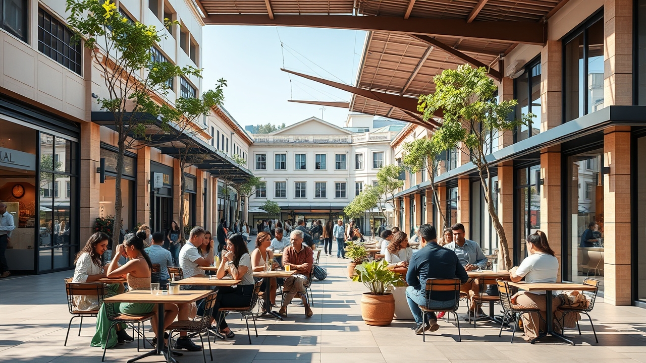 Retail and Dining Plaza Town Square Dubai