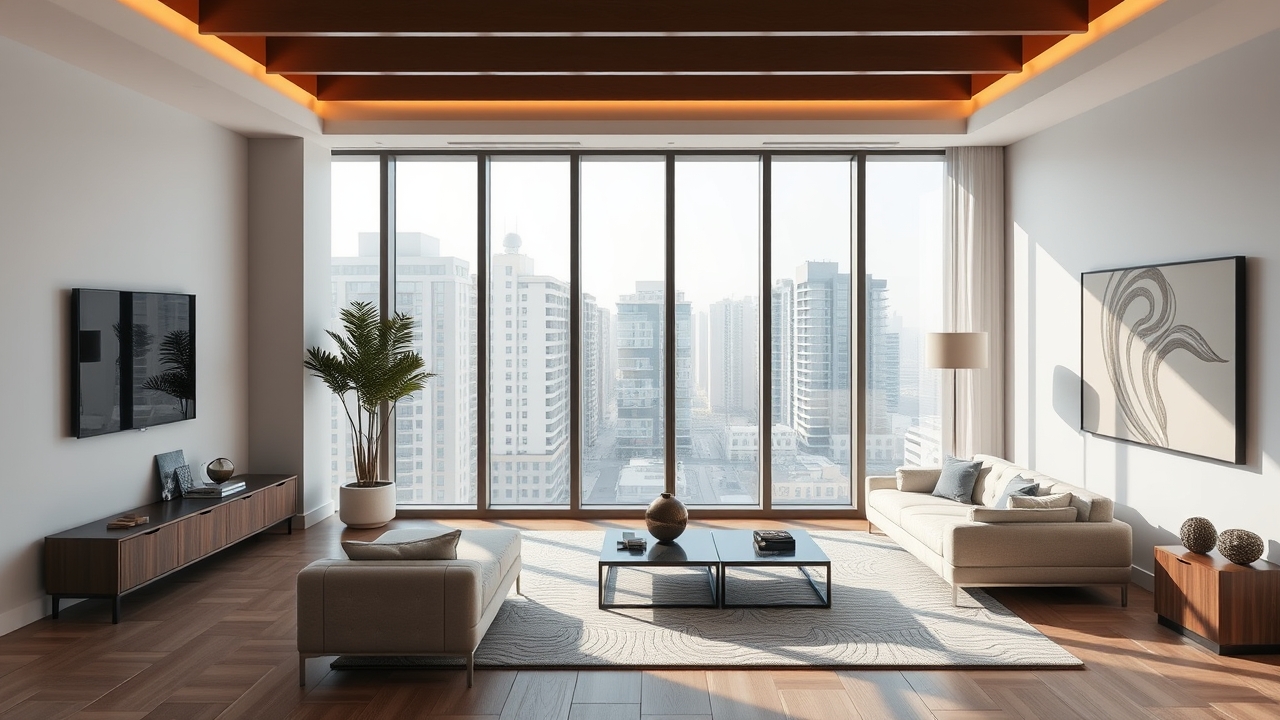 Luxury 2-bedroom apartment interior Dubai