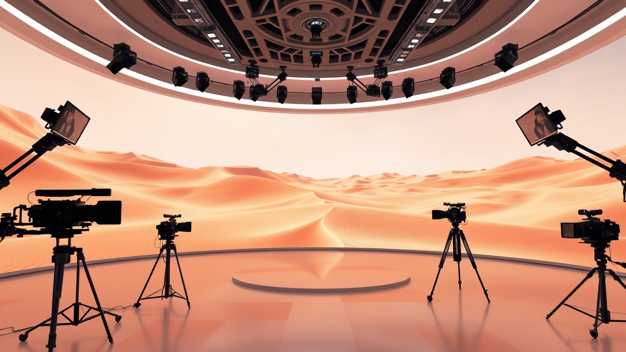 Advanced Virtual Production LED Volume in Dubai