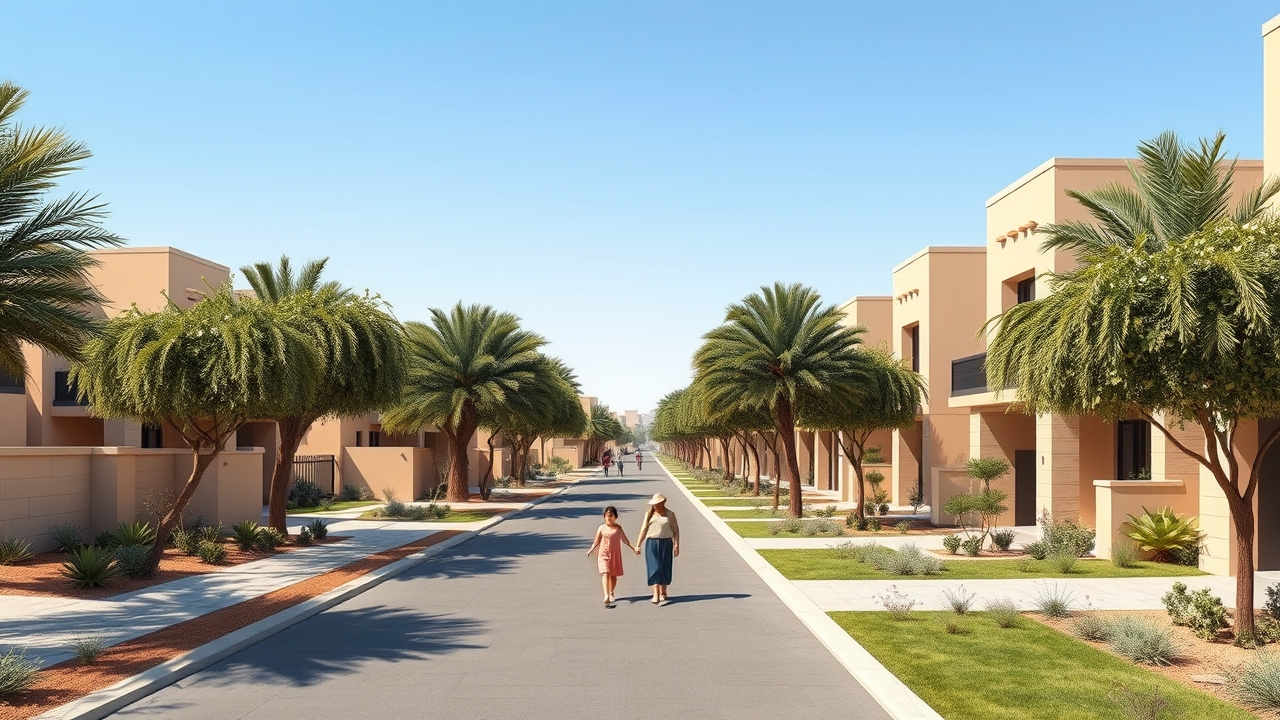 Mira Emaar townhouses street view 2026