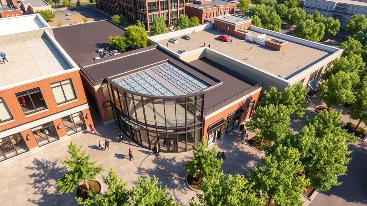 Villanova Marketplace community center view