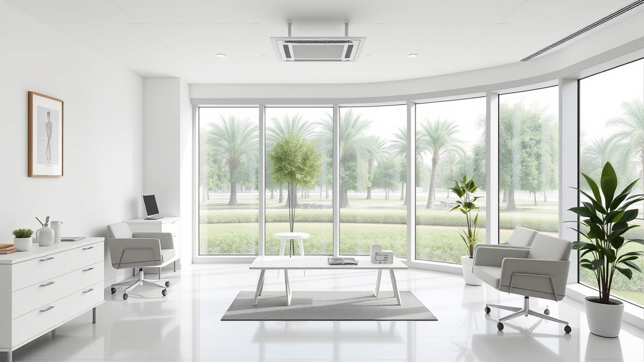 Consultation room in Dubai Healthcare City