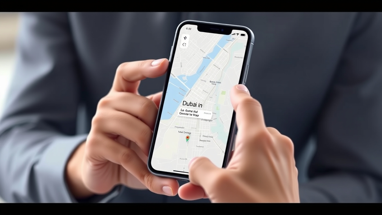 Digital services smartphone in Dubai