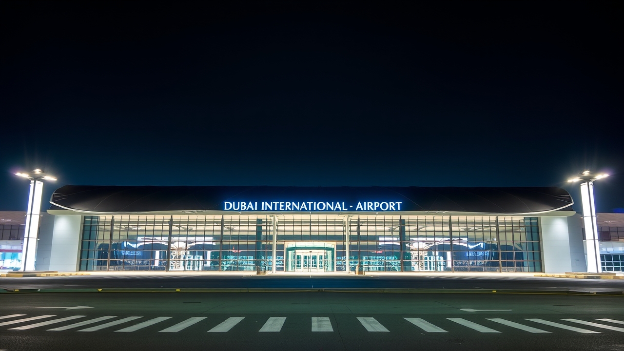 Dubai International Airport terminal architecture