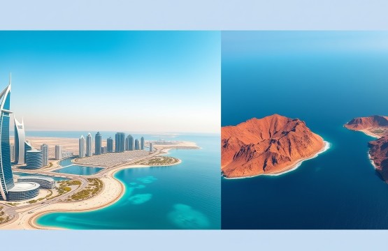 Comparison of Ras Al Khaimah and Fujairah landscapes for nomads