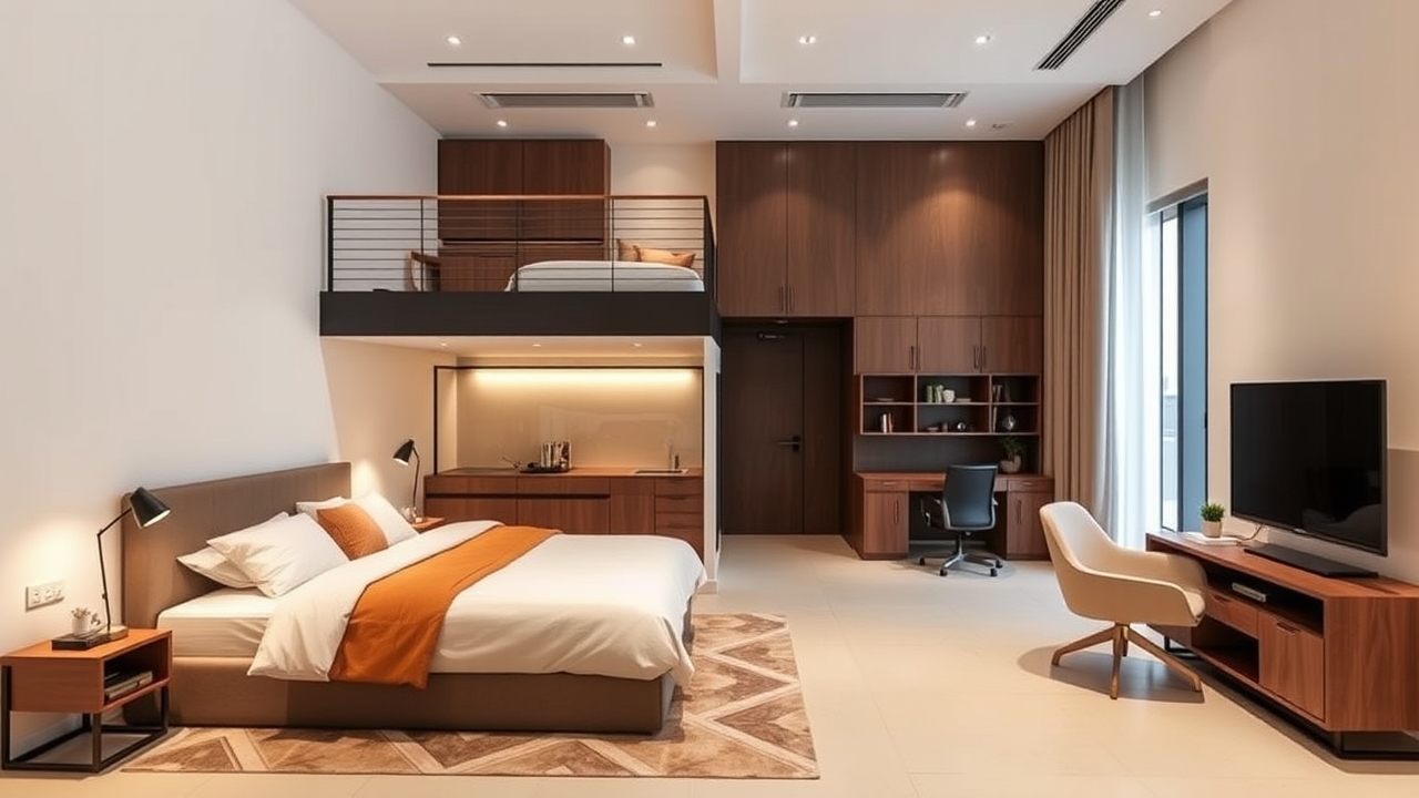 SOHO style apartment office in Business Bay
