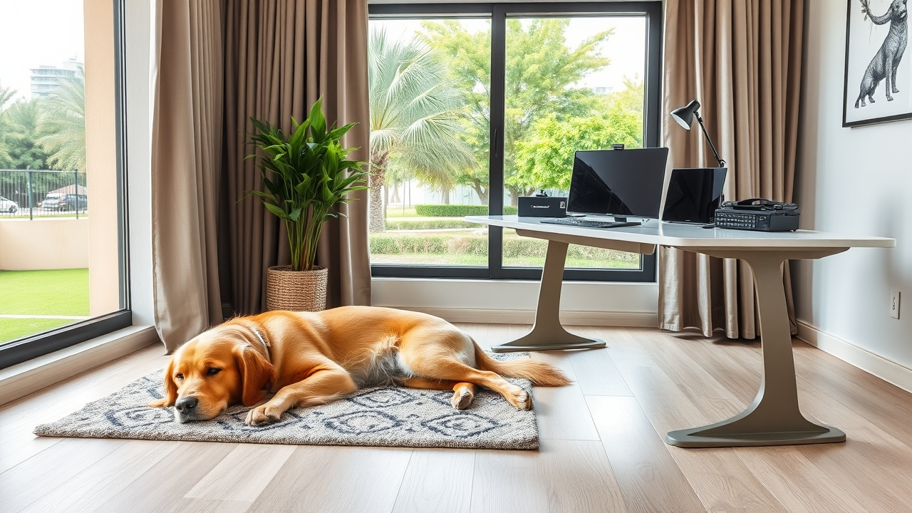 Pet-friendly workspace in Dubai Hills